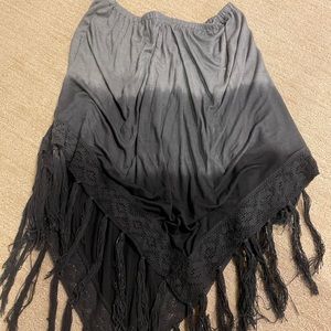 Top strapless tie dye